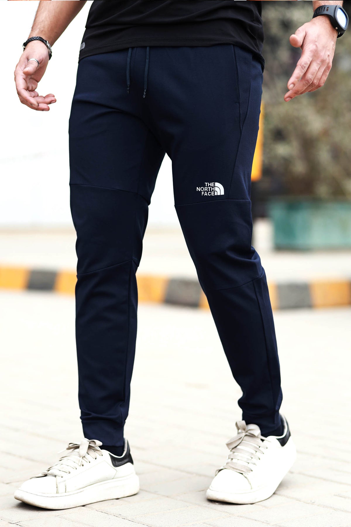 The Nrth Fce Reflector Logo Men Branded Trouser In Navy Blue