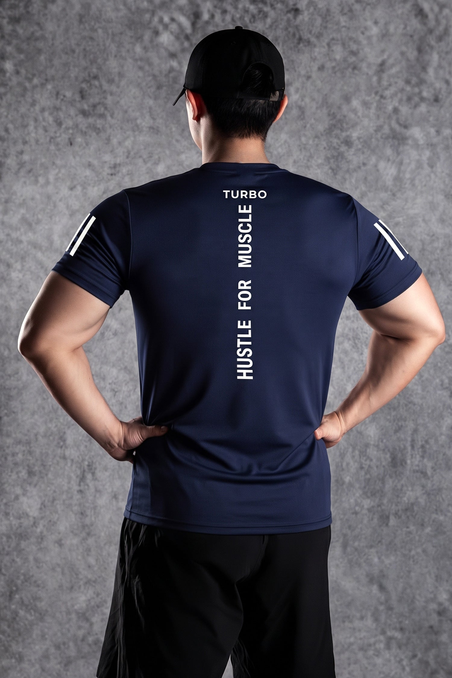 Turbo Hustle For Muscle Imp Dry-Fit Tee