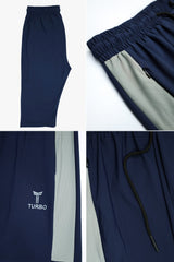 Turbo Panel Reflector Slub Dry-FiT Shorts in Navy Blue