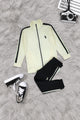 Polo Pony Style Side Stripe Zipper Kid's Co-Ord Set