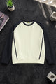 Turbo Raglan Sleeve Pullover Imported Round Neck Men's Sweatshirt