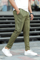 Turbo UltraSharp Waffle Front Line Trouser In Olive
