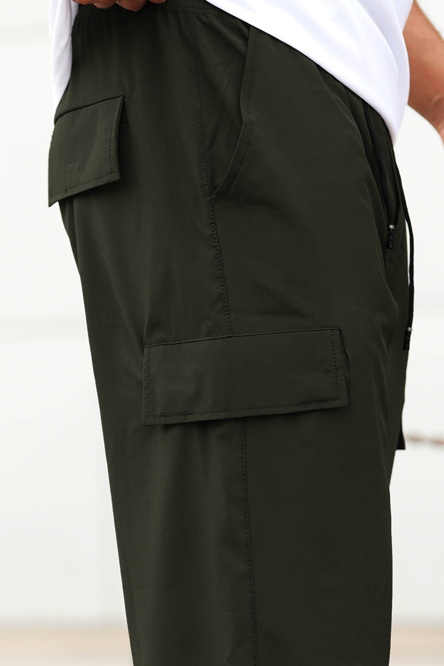 Plain Loose Bottom Cargo Trouser