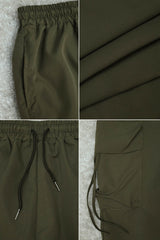 Baggy Relaxed Flap Pockets Cargo Flapper Trouser - Women