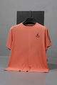 Jrdn Moisture-Wicking Round Neck Imp Dry-Fit Tee In Orange