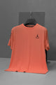 Jrdn Moisture-Wicking Round Neck Imp Dry-Fit Tee In Orange