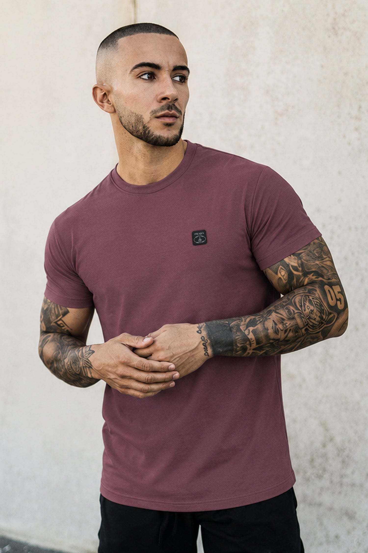 Prda Iconic Micro Siren Badge Men's Tee