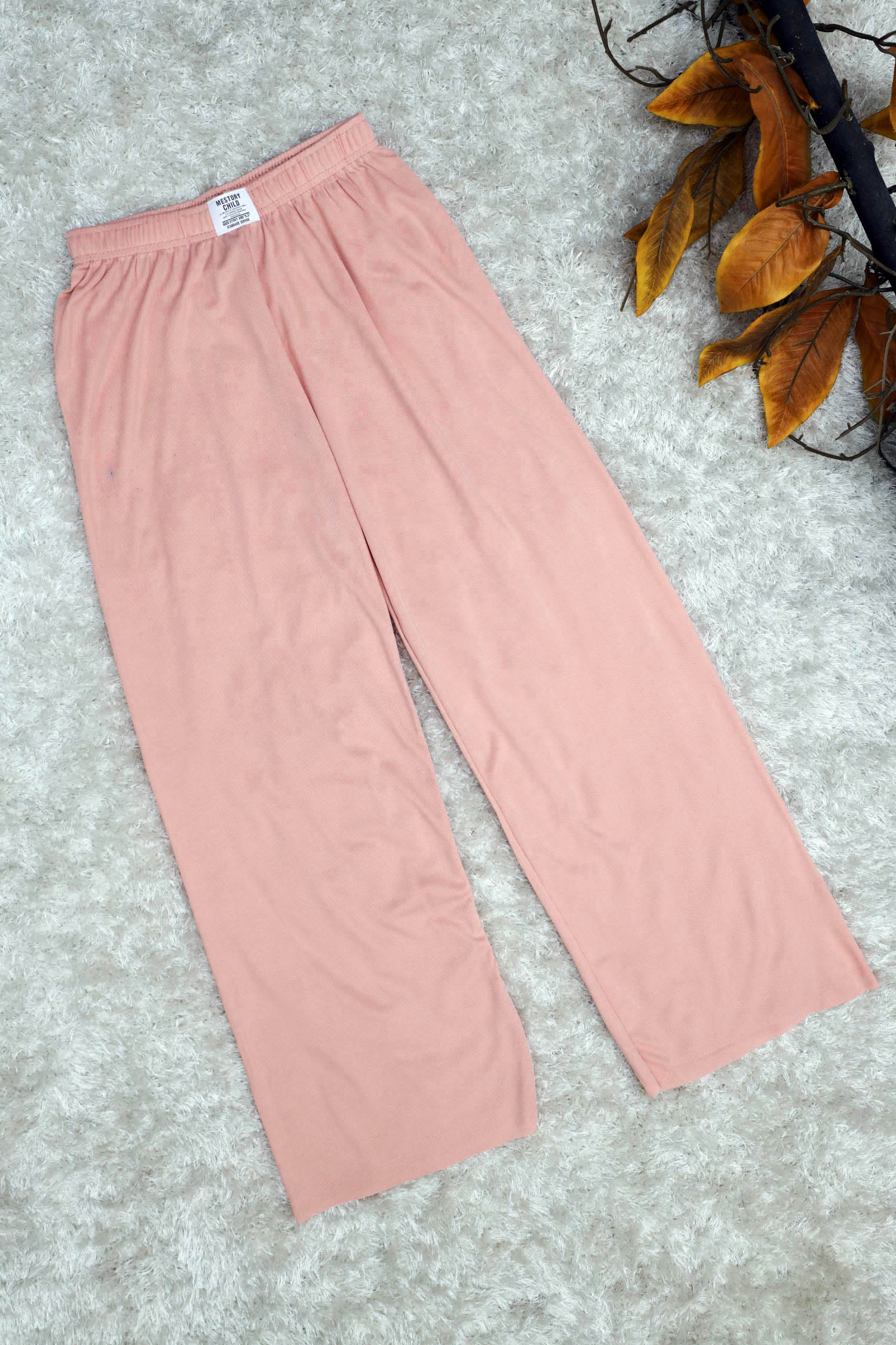 Cozy Fit Texture Style Flapper Trouser - Women