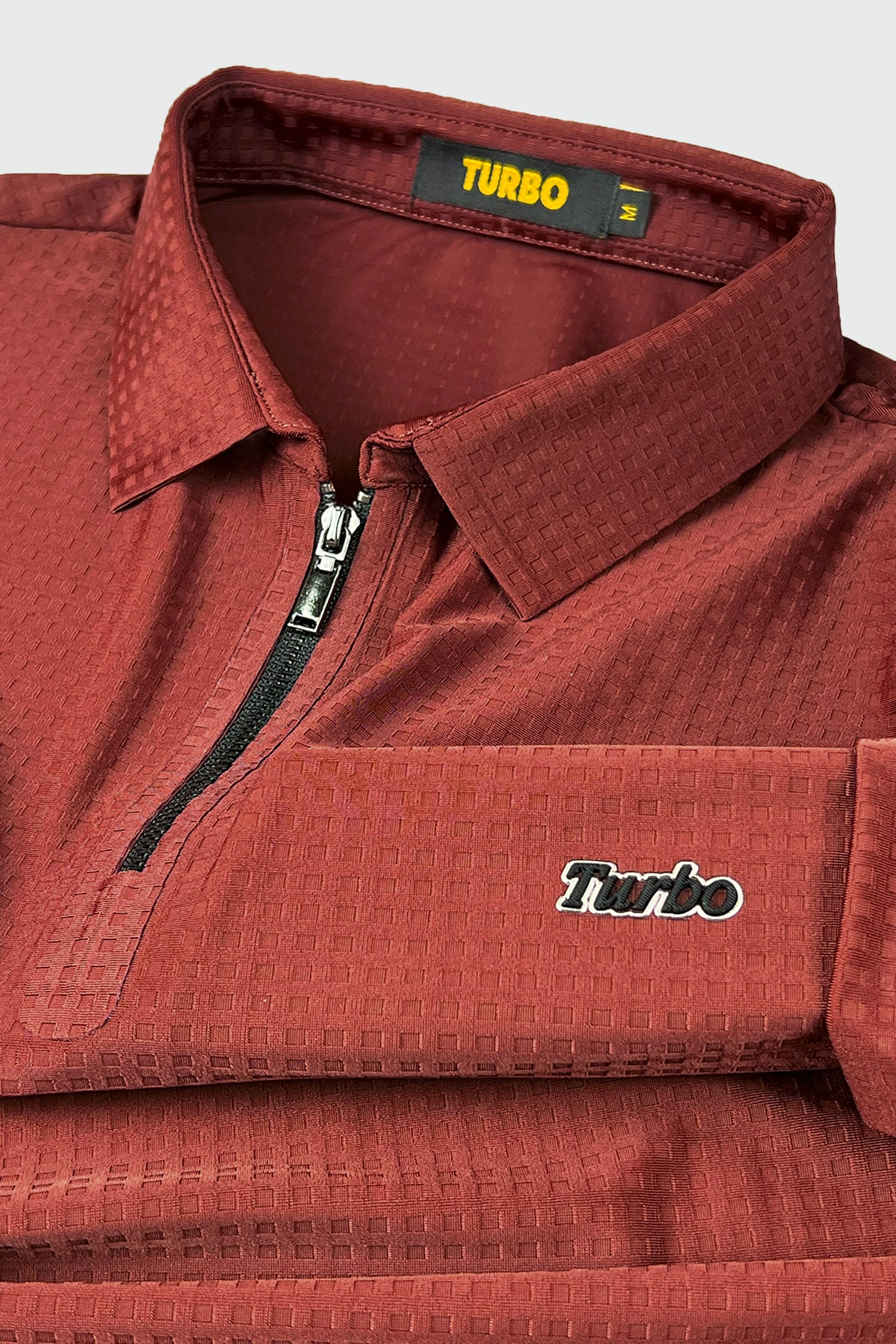 Turbo Holiday Outfit Stitchless Zip Style Men's Polo Shirt