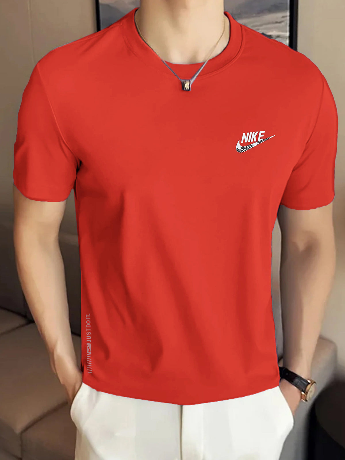 Nke Minimalist Cool Round Neck T-Shirt
