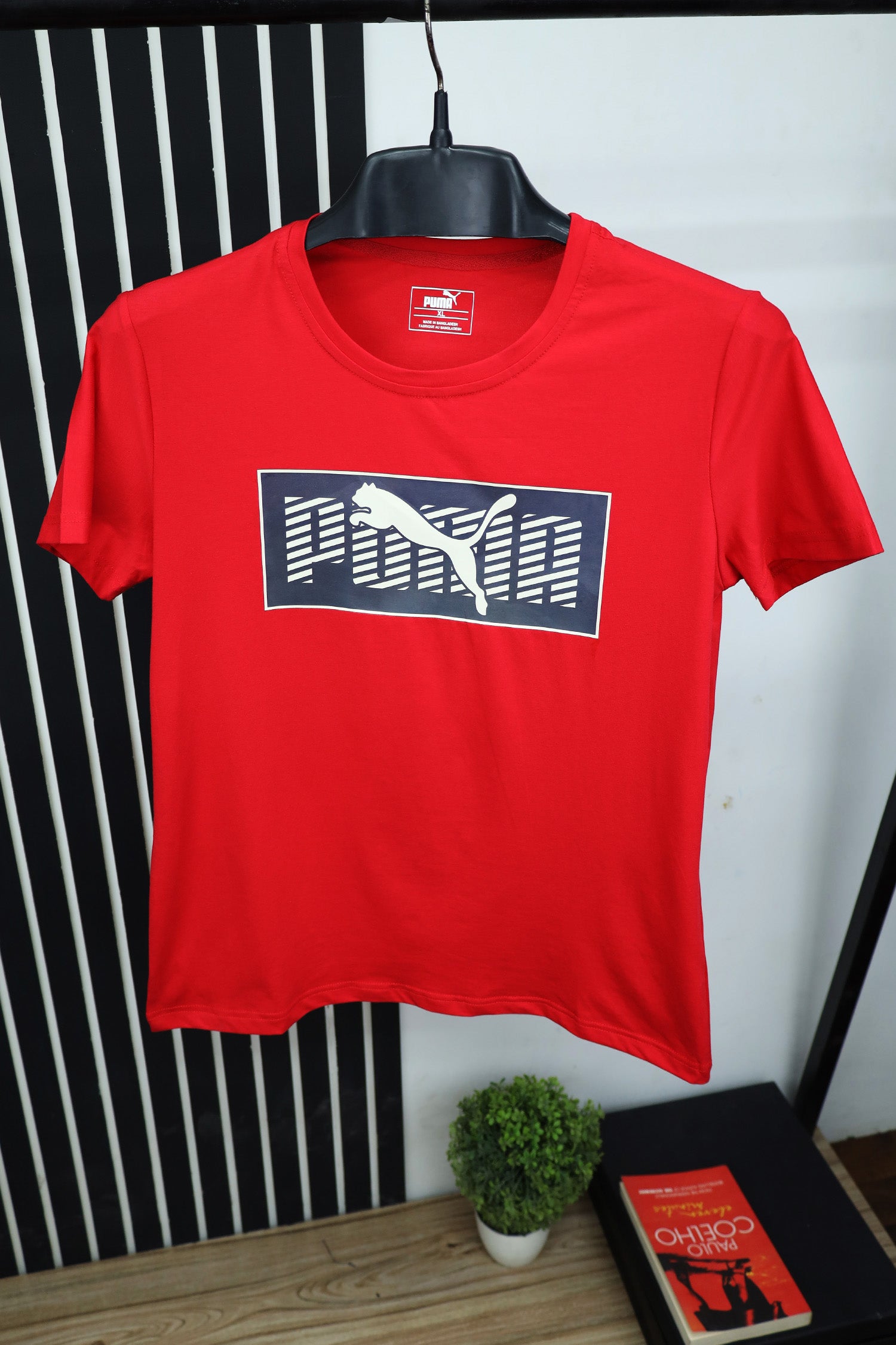 Puma Printed Logo Round Neck T-Shirt