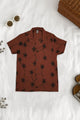 Turbo Modern Floral Younger Kids Casual-Shirt