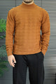 Turbo Geometric Pattern Imported Men's Sweater