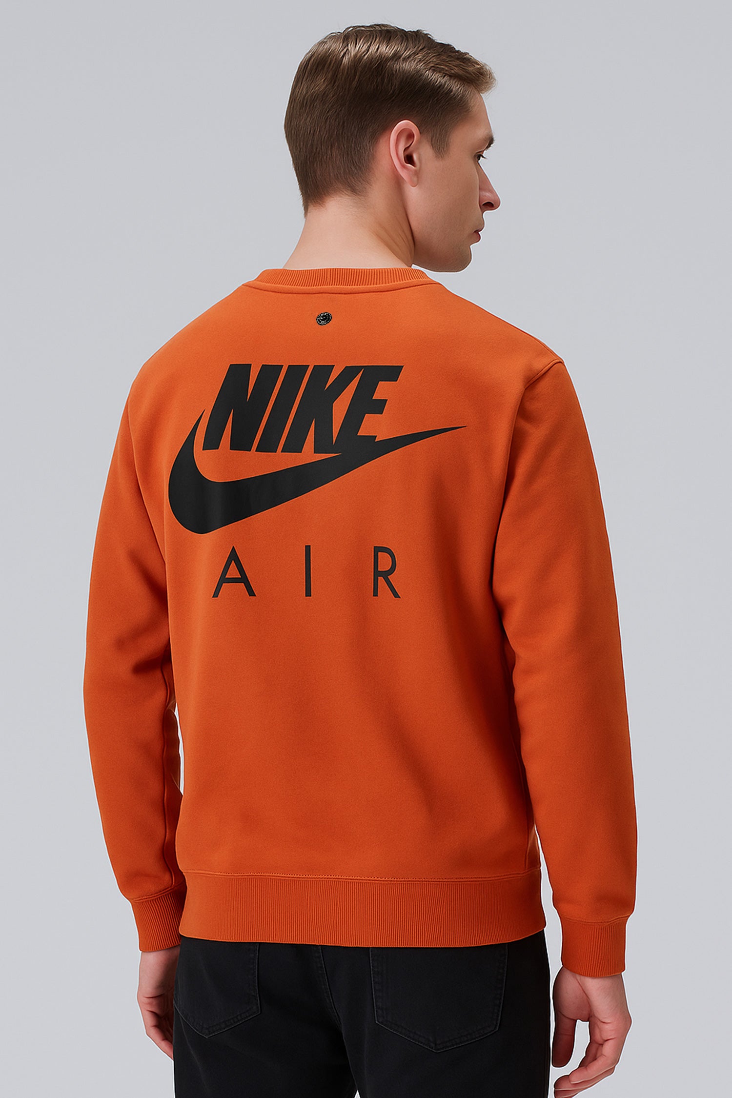 Nke Air Brushed Back Round Neck Imported Men's Sweatshirt
