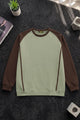Turbo Raglan Sleeve Pullover Imported Round Neck Men's Sweatshirt
