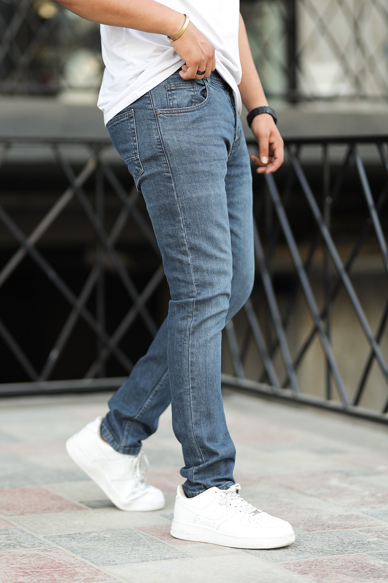 Denim Urban Sharp Classic SlimFit Jeans in Slate Blue