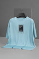 Nke Drop Shoulder Style Dry-Fit Tee In Sky Blue