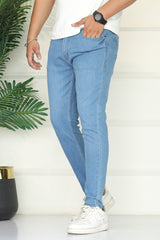 Turbo 'Podge' Everyday Ankle-Fit Jeans In Sky Blue