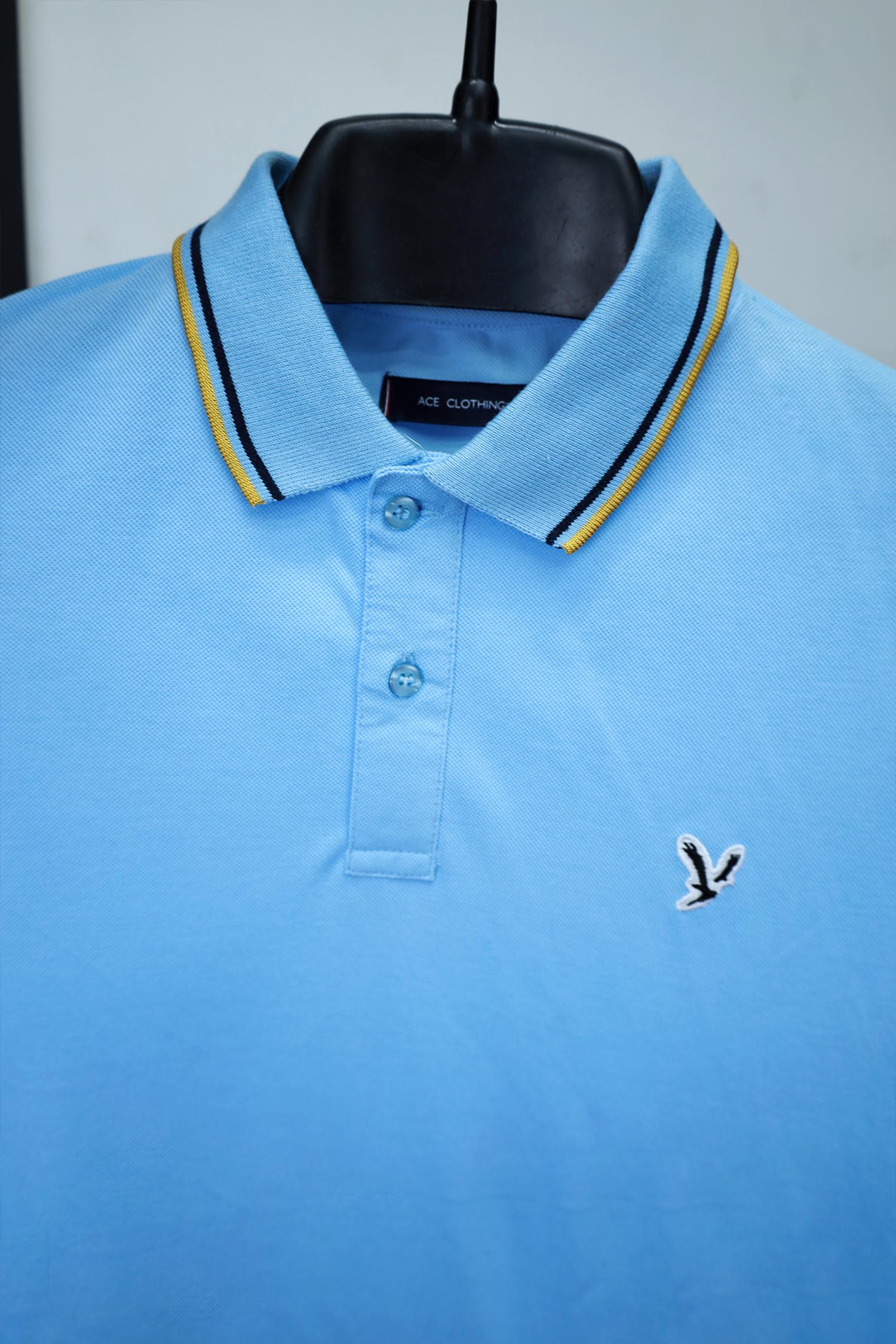 Ace Front Embroidered Logo Polo Shirt