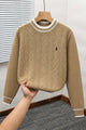 Polo Rph Lren Cable-Knit Pullover Imported Men's Sweater
