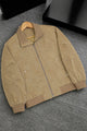 Men's Affordable Sweat Suede Leather Jacket