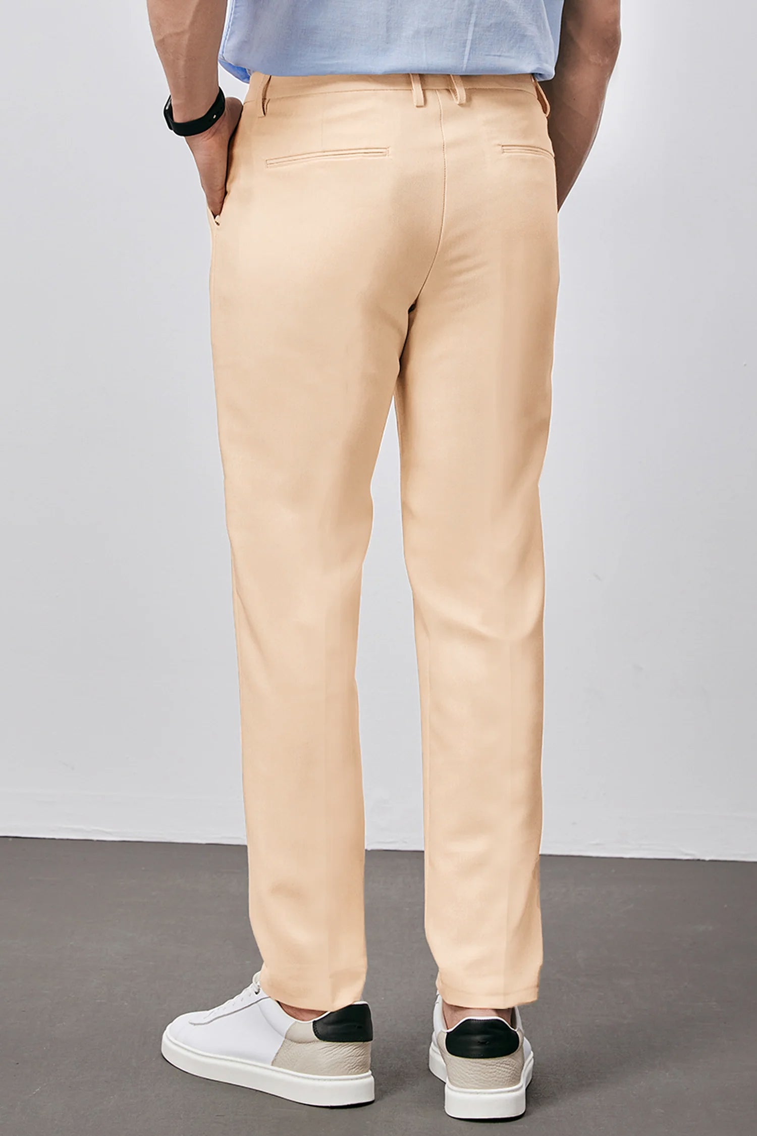 Safari Style Men's Carrot Fit Cotton Pant