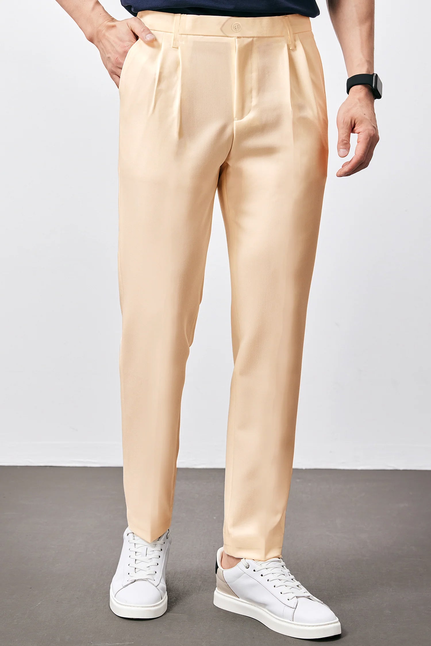 Safari Style Men's Carrot Fit Cotton Pant