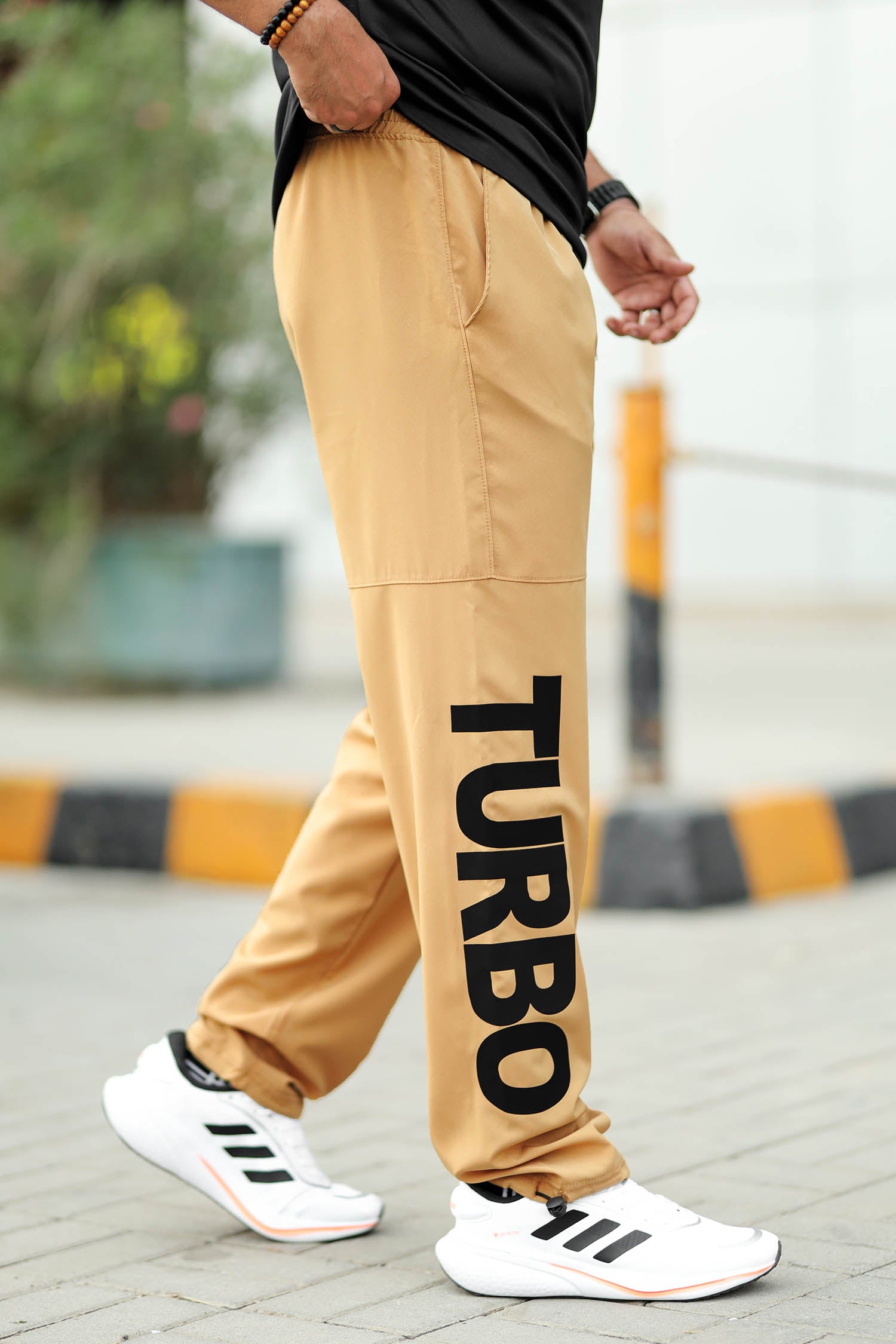 Turbo Bottom Writing SlimFit Imported Sportswear Trouser