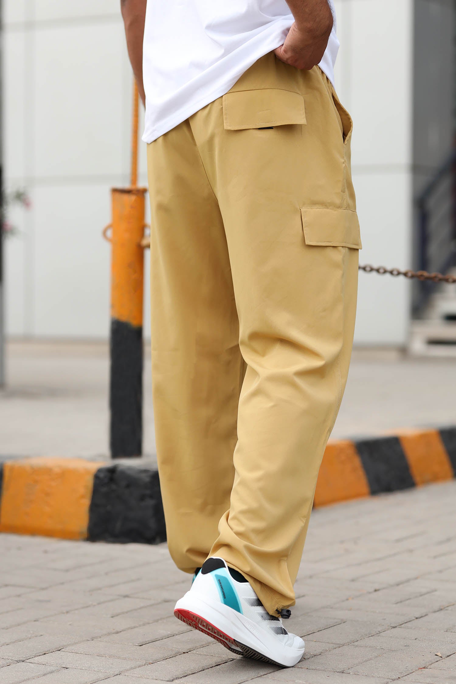 Plain Loose Bottom Cargo Trouser