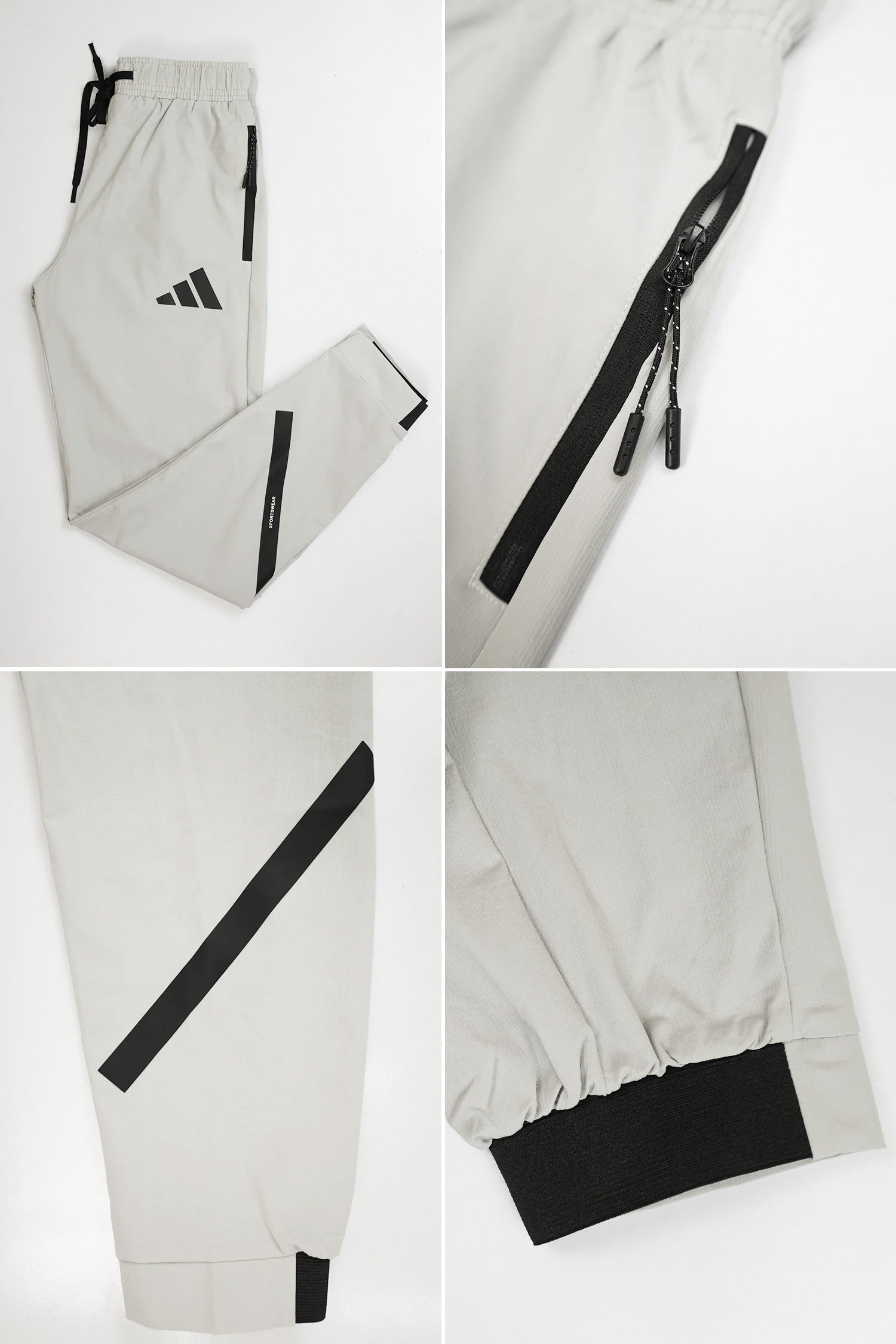 Adds Bottom Stripes Micro Premium Sportswear Trouser