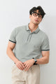 Turbo Piping Collared Style Men's Polo T-Shirt