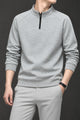 Turbo Gorp-Core Style Imported Mock Neck Men's Sweatshirt