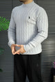 Polo Old Money Aesthetic Textured Imported Men's Sweater