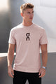OnClub Running Graphic Men's Tee In Tea Pink