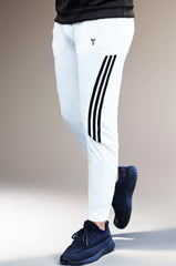 Turbo Side Stripes Sportswear Trouser In Off White