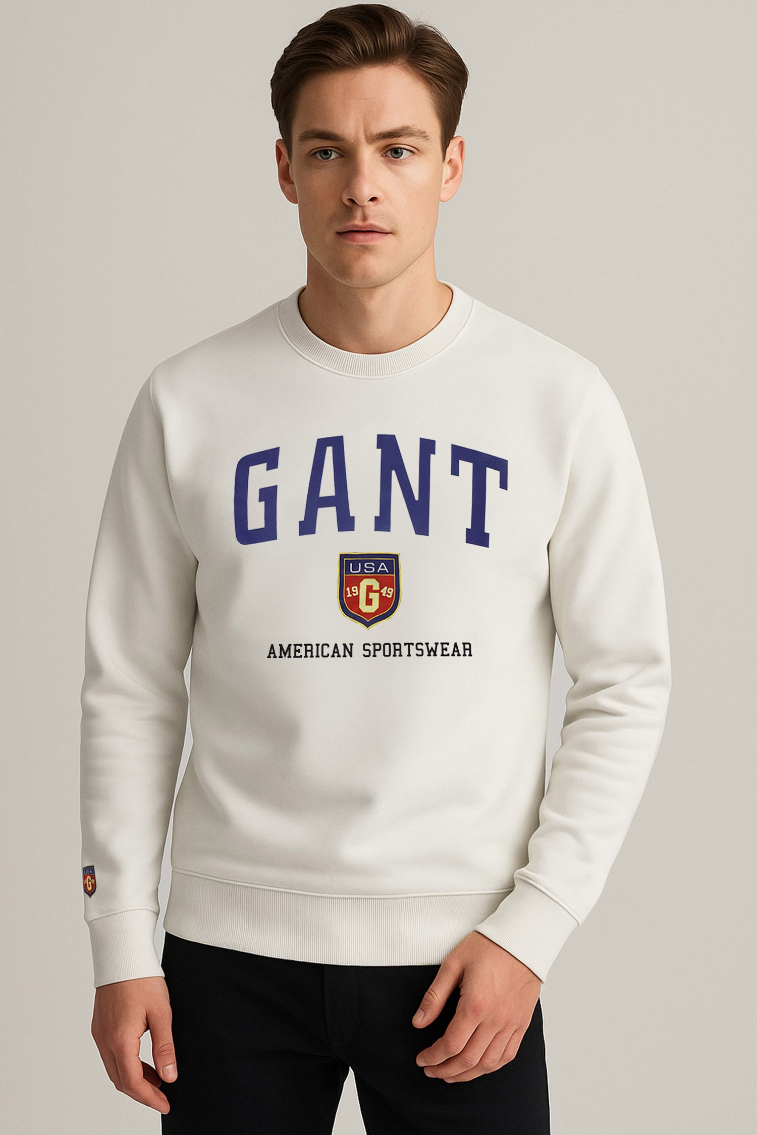Gant Graphic TurtleNeck Imported Men's Sweatshirt