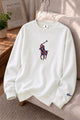 Plo Rph Lren Heritage Round Neck Men's Sweatshirt In White