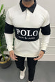 Rph Lren Classic Signature Typographi Imported Men's Sweatshirt In White