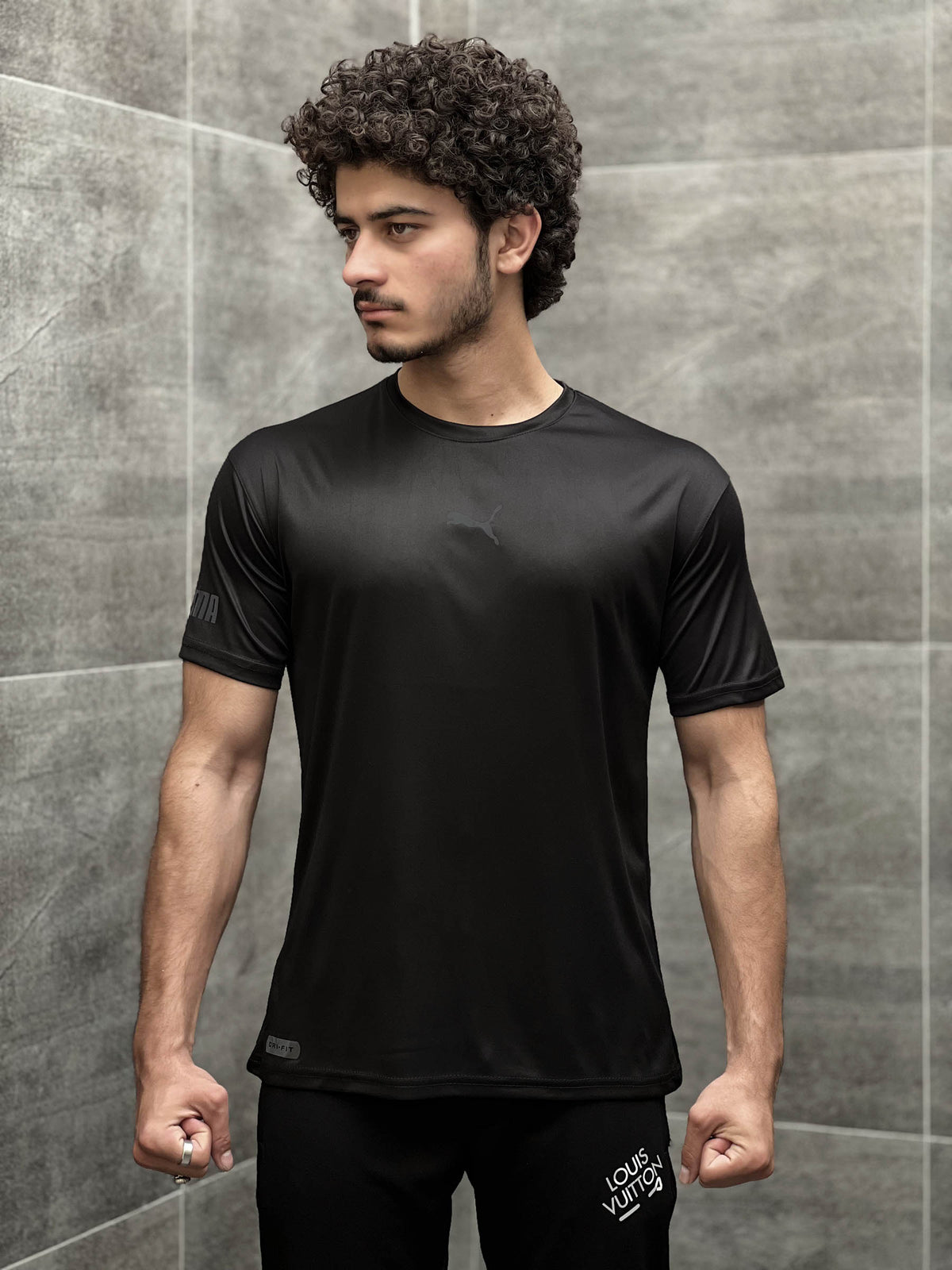 Dry Fit Tee With Reflector Logo