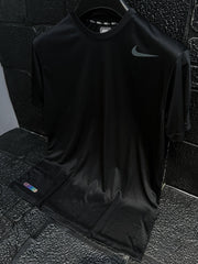 Dry Fit Tee With Reflector Logo In Black