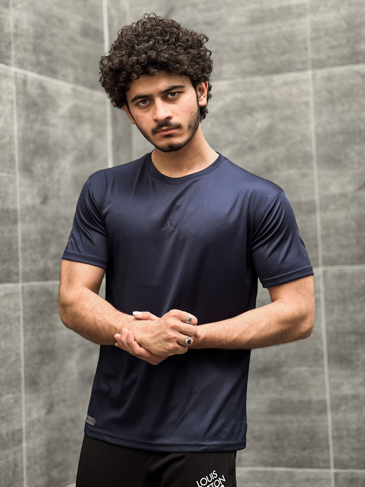 Dry Fit Tee With Reflector Logo