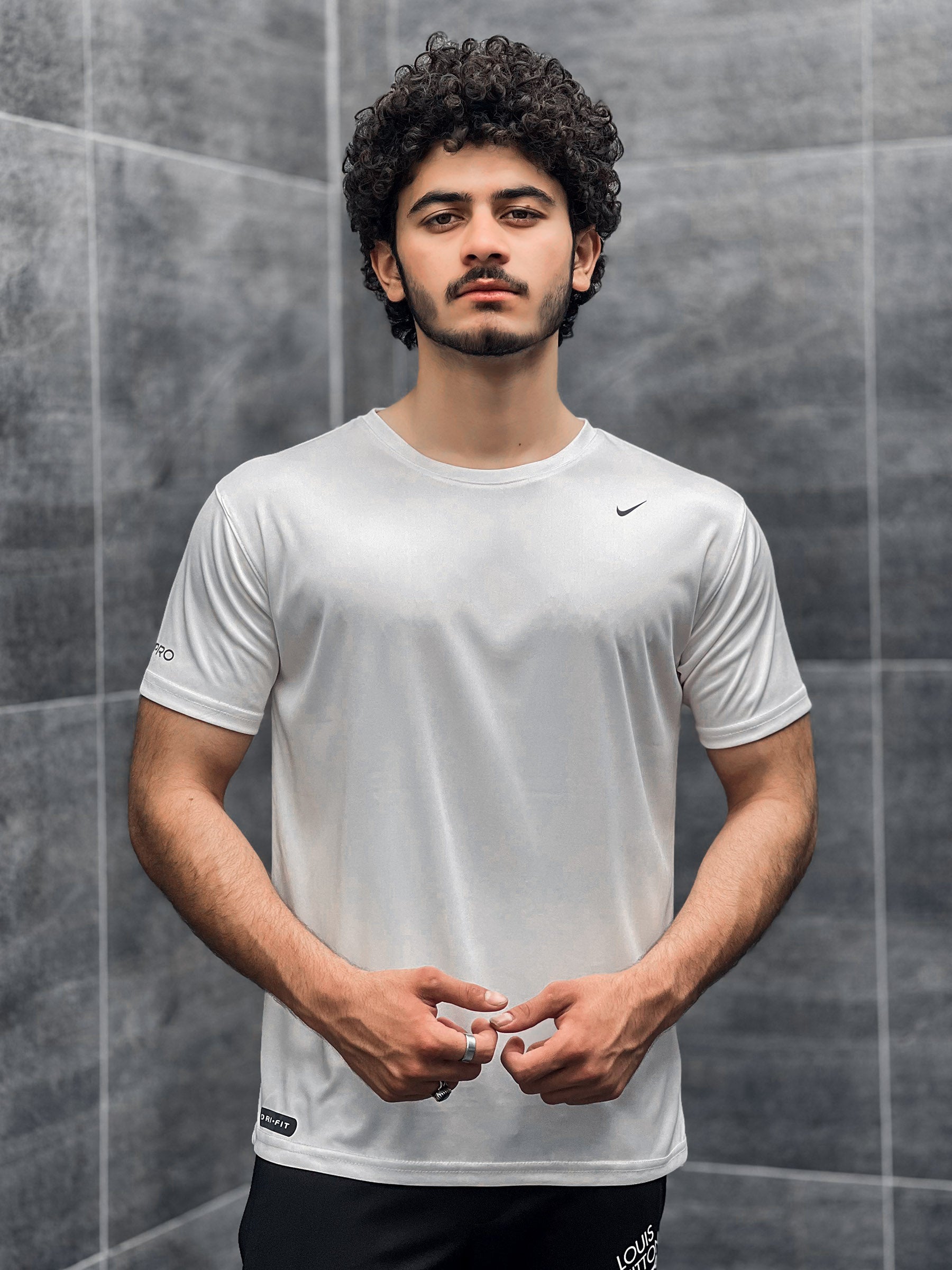 Dry Fit Tee With Reflector Logo
