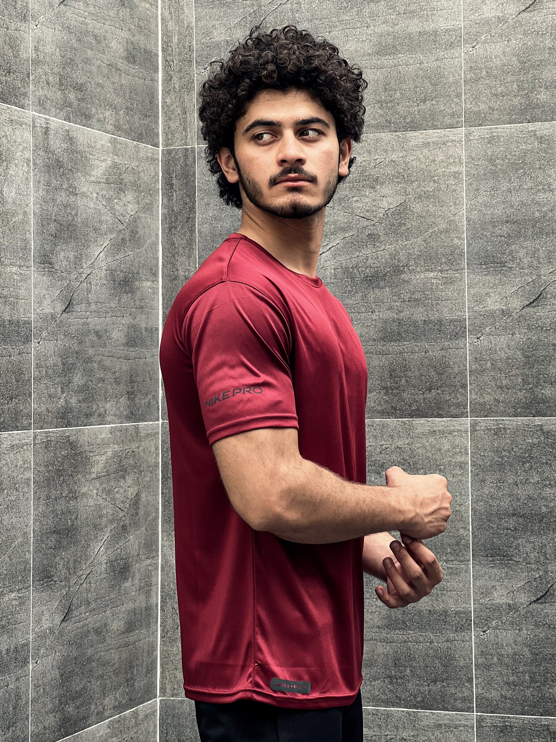 Dry Fit Tee With Reflector Logo
