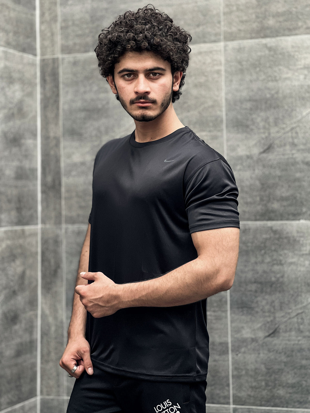 Dry Fit Tee With Reflector Logo
