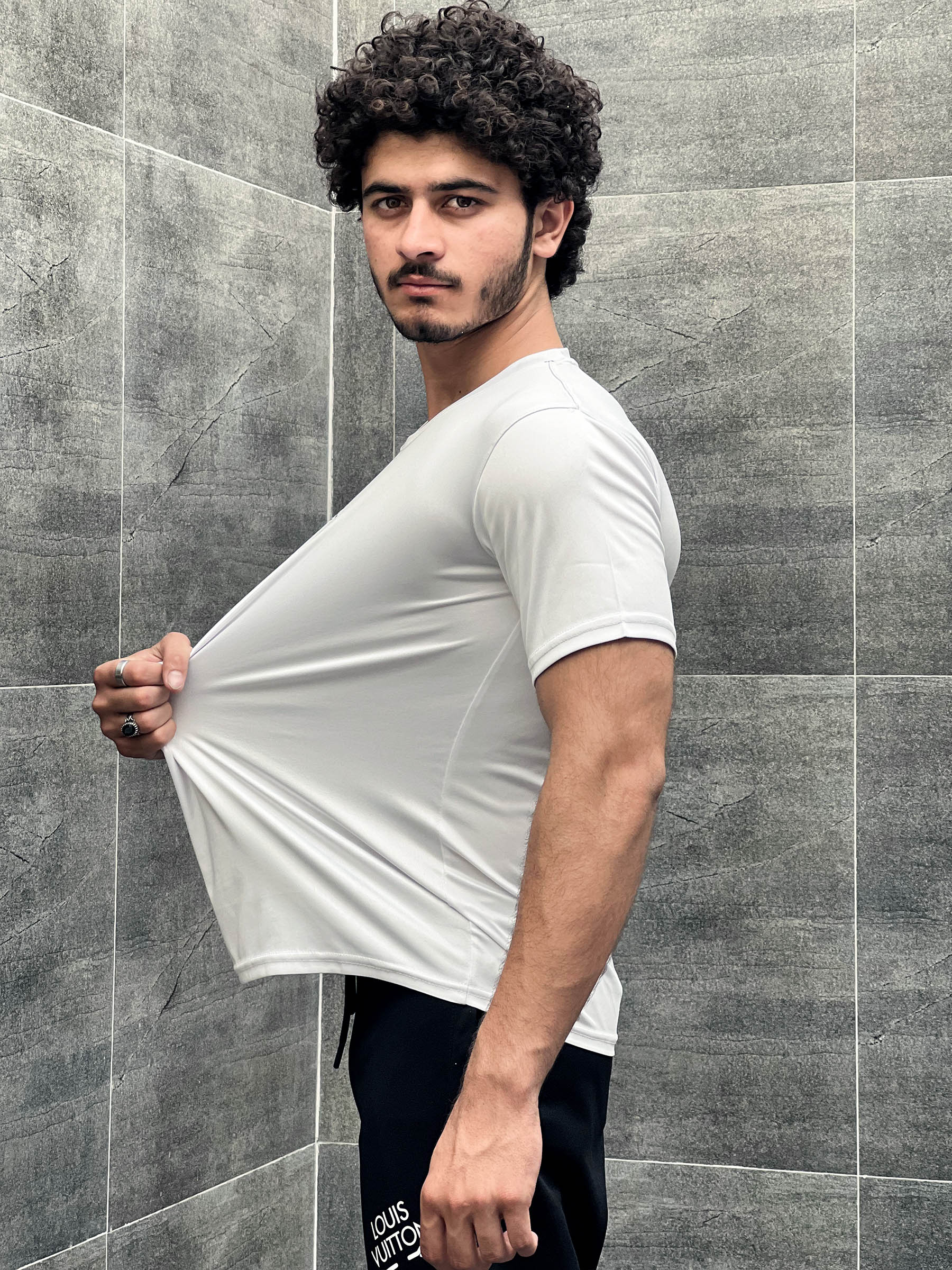 Dry Fit Tee With Reflector Logo