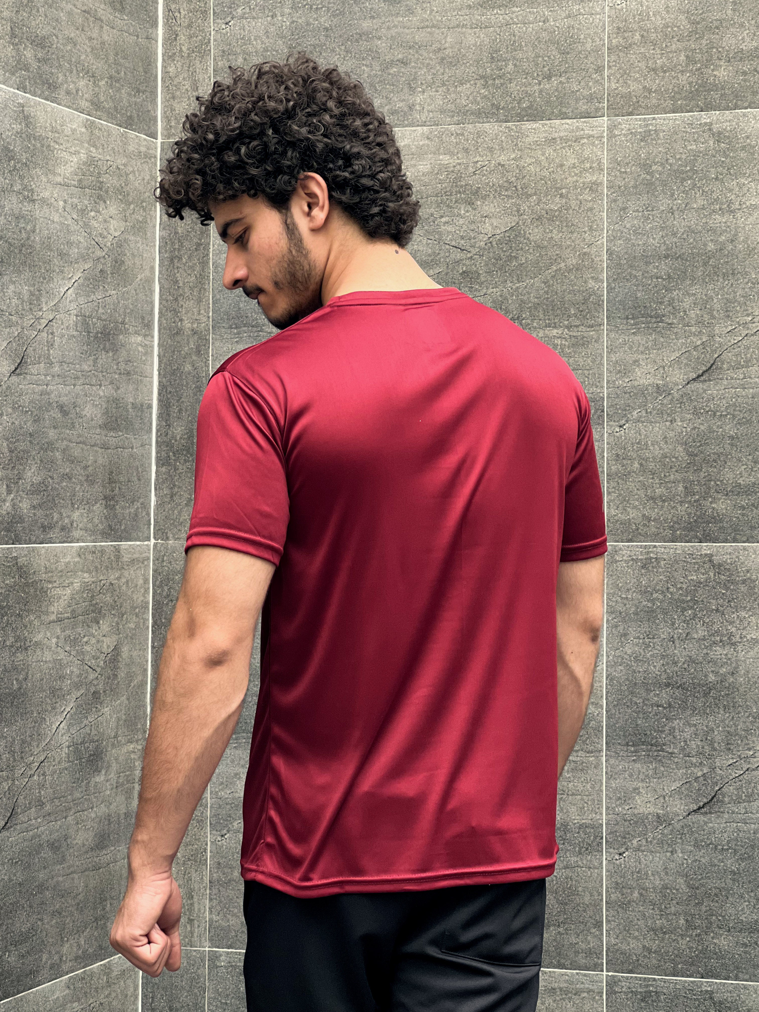 Dry Fit Tee With Reflector Logo