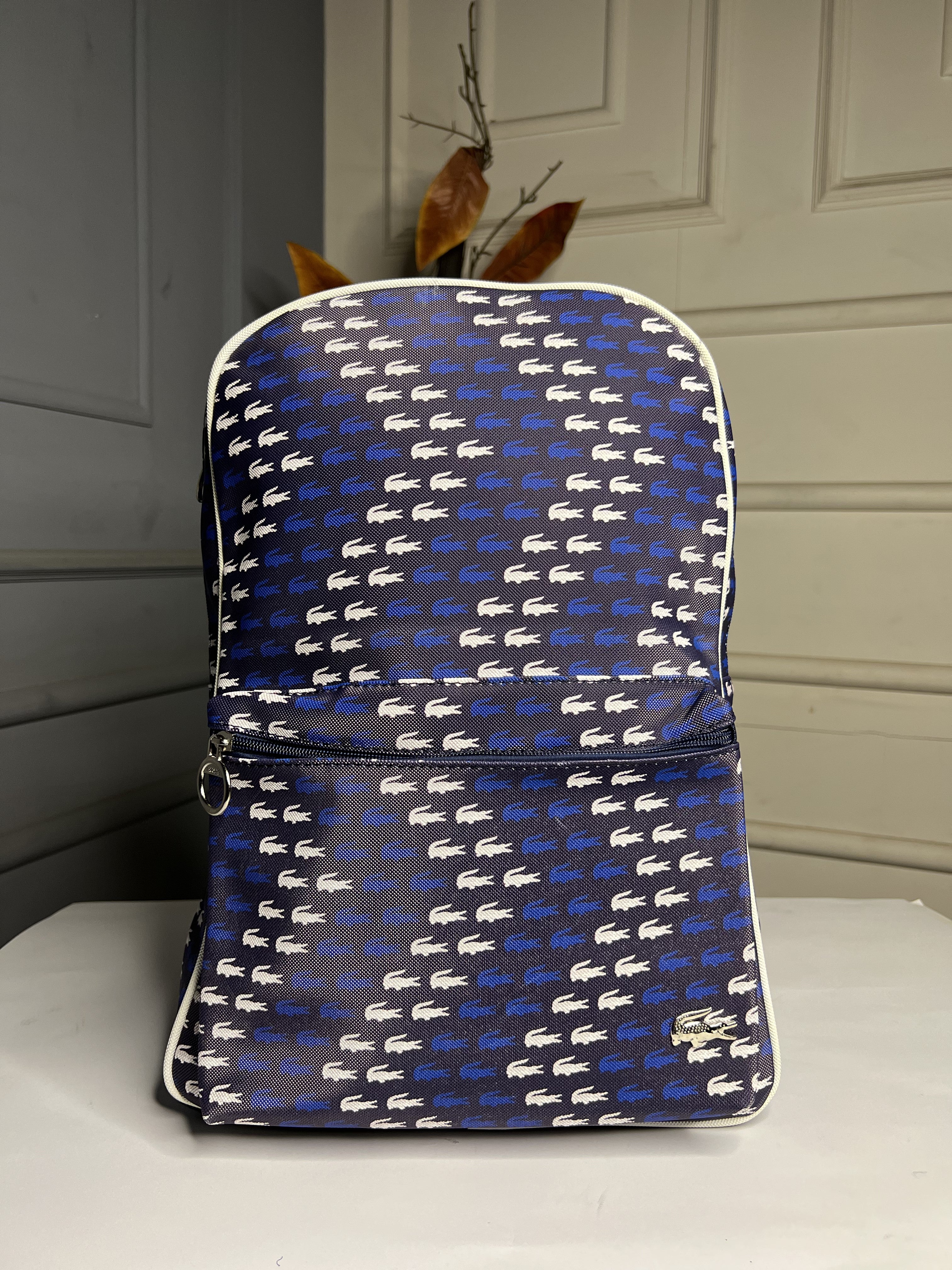 Lcste Front Logo Texture Backpack - Turbo Brands Factory