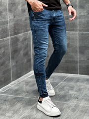 Turbo Custom Ankle Fit Jeans in Dirty Blue