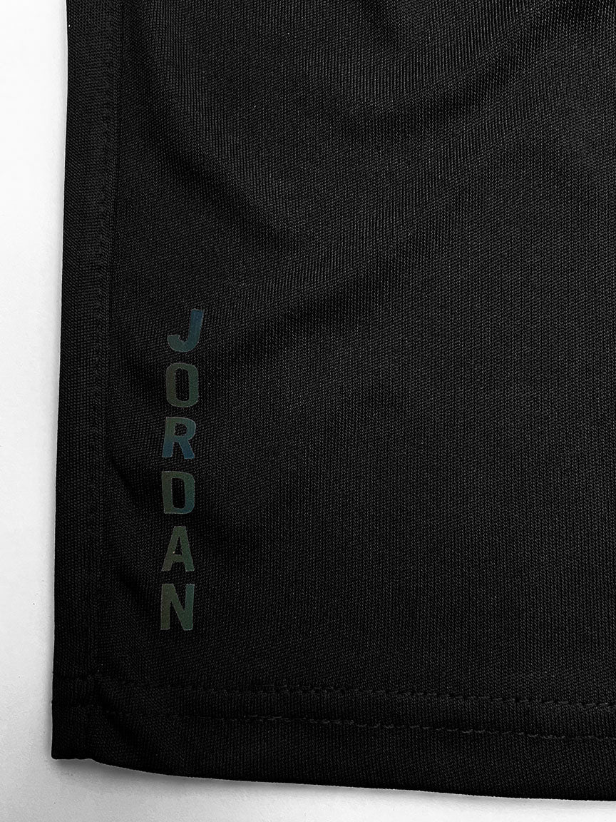 Jrdn Reflector Logo Men Shorts In Black